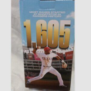 Texas Rangers Elvis Andrus 1,605 Games Bobblehead SGA –retirement game